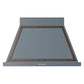 Ilve UANB40BGB Ilve Uanb40Bgb Nostalgie Ii Noblesse 40 Inch Range Hood With 600 Cfm (Blue Grey, Burnished)