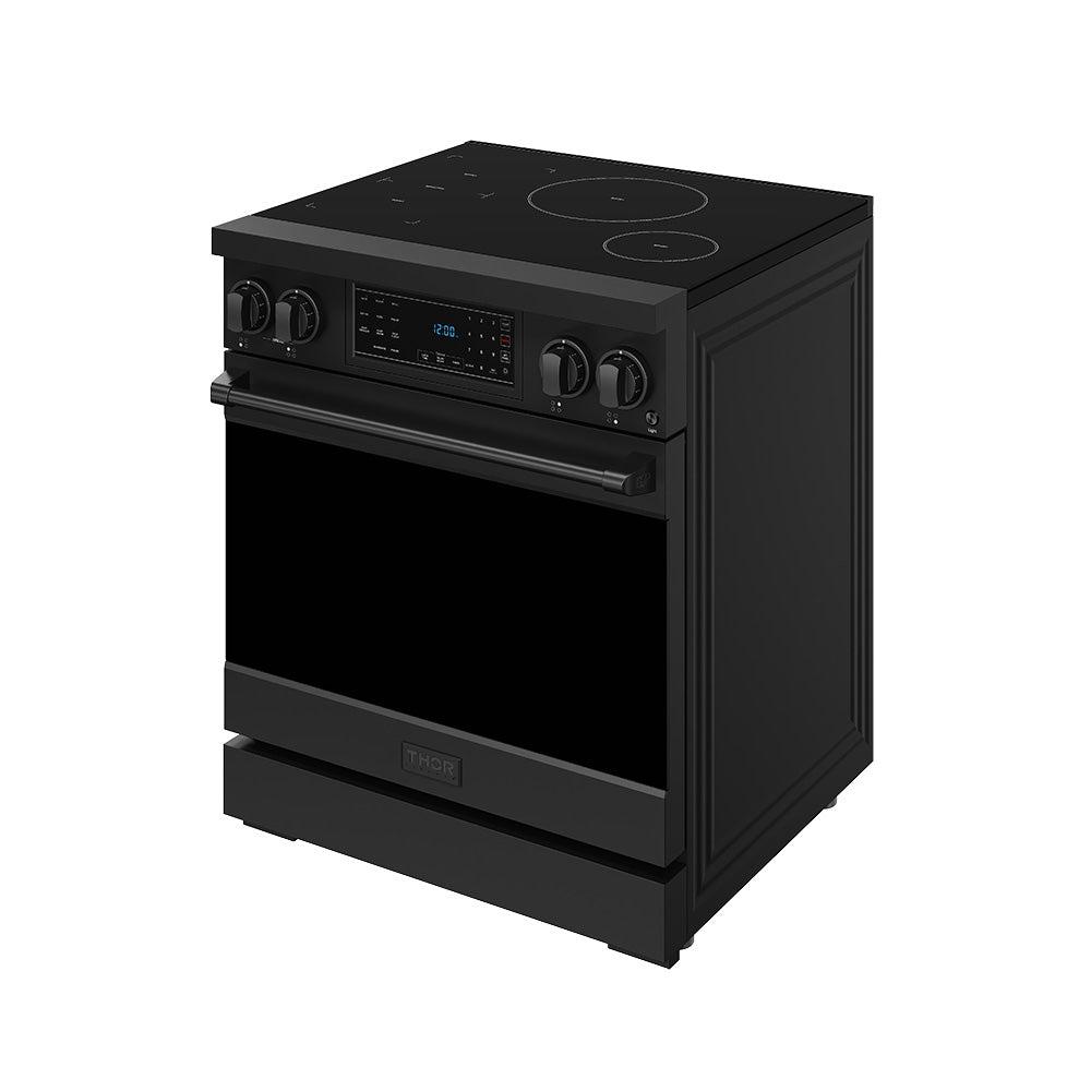 Thor Kitchen RSI30B 30 Inch Professional Induction Range With Tilt Panel Touch Control In Black Gordon Ramsay Series