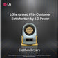 Lg DLE7010W 7.3 Cu. Ft. Ultra Large Capacity Electric Dryer With Sensor Dry Technology