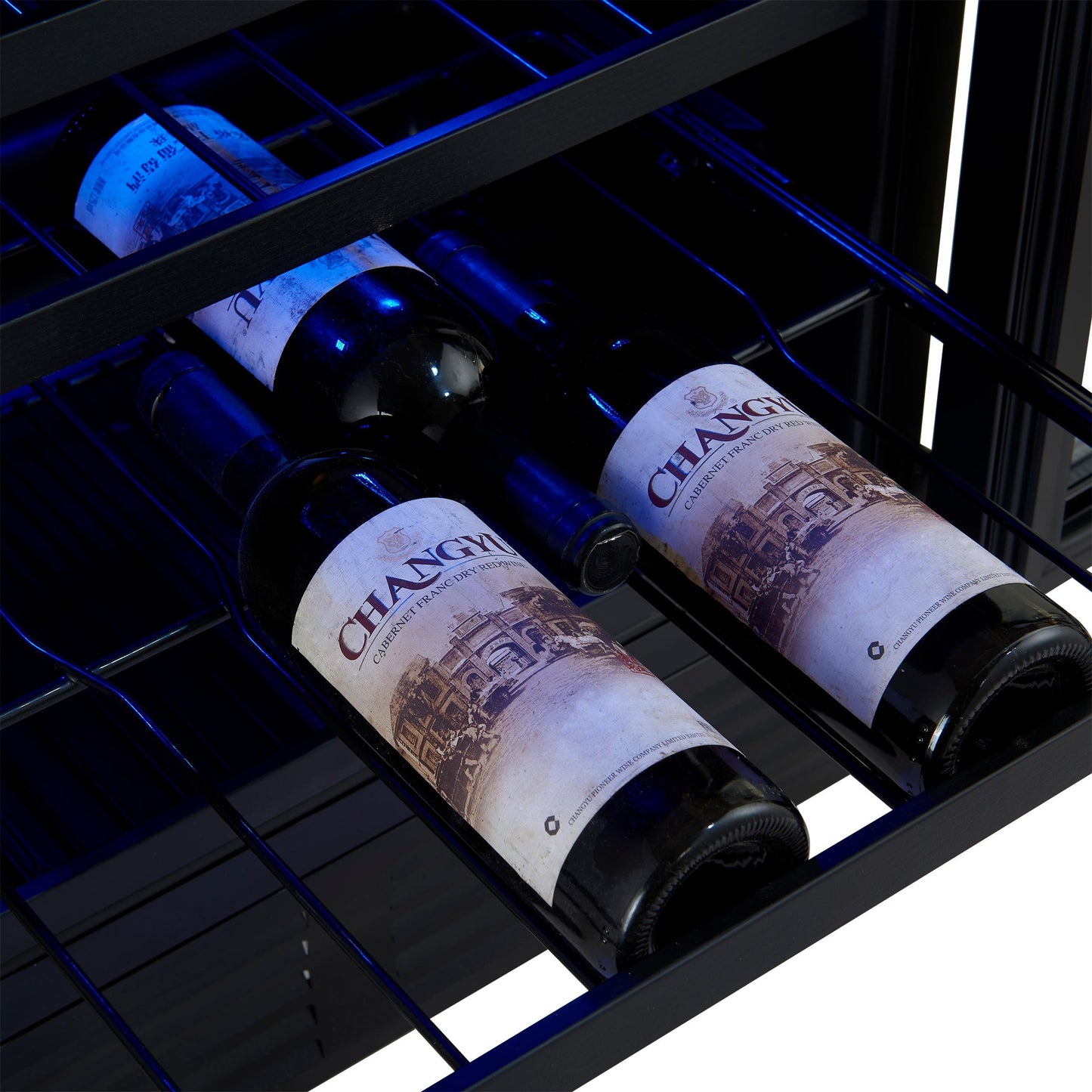 Forno FWCDR663424S Forno Bacchino 24 Inch Wine Cooler, Stainless Steel, With Led Lighting, Triple Glass Door, 51 Bottle Capacity, Built-In Or Freestanding