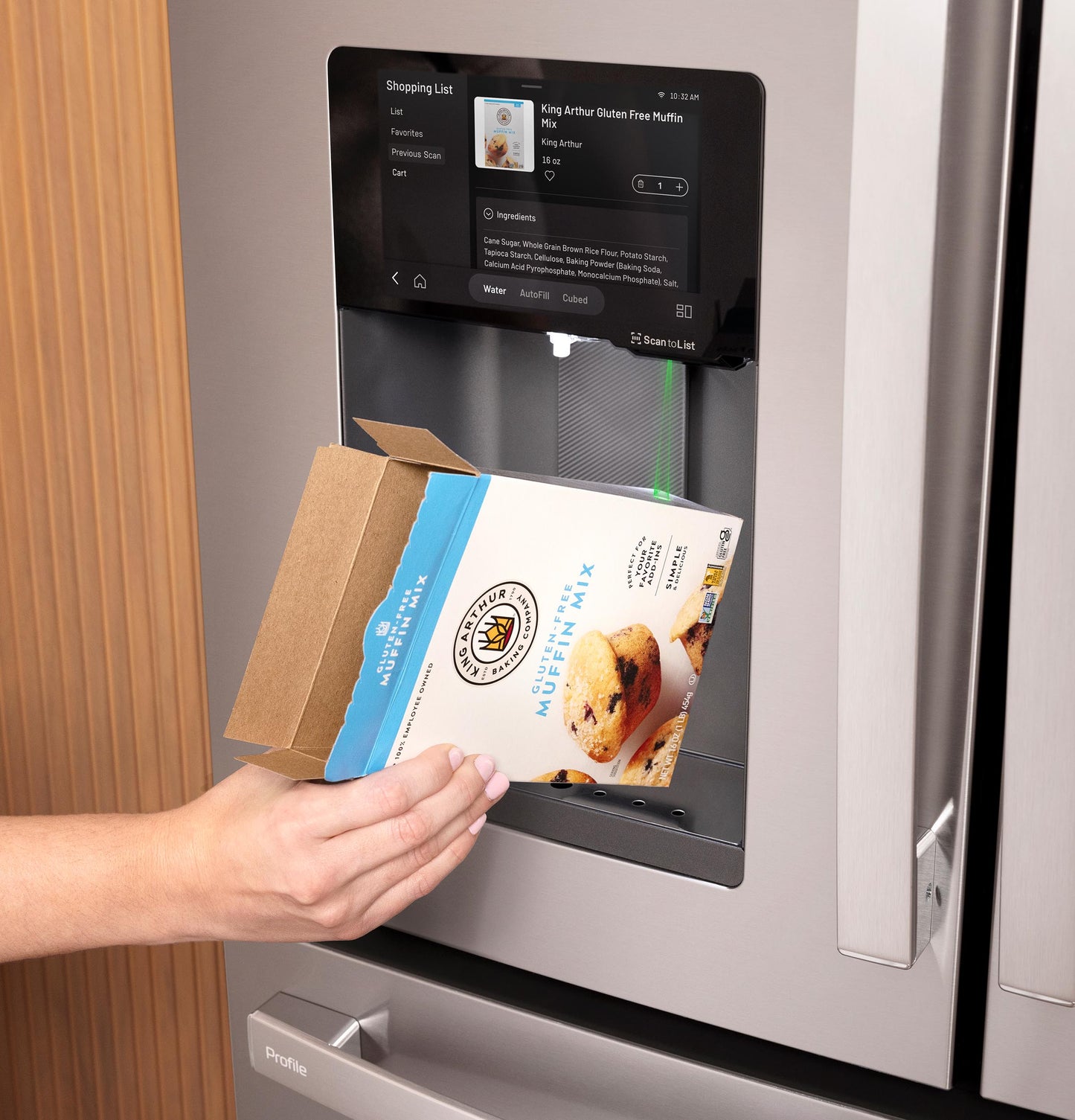 Ge Appliances PVD28HYYFS Ge Profile™ Energy Star® 27.9 Cu. Ft. Smart 4-Door French-Door Refrigerator With Kitchen Assistant™