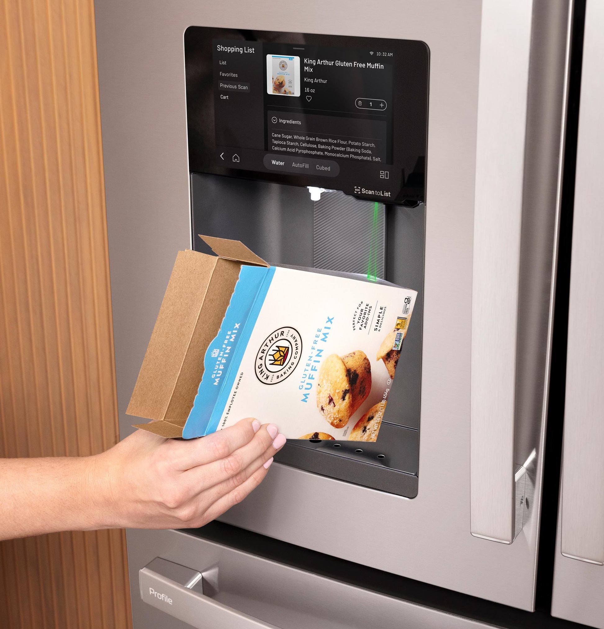 Ge Appliances PVD28HYYFS Ge Profile™ Energy Star® 27.9 Cu. Ft. Smart 4-Door French-Door Refrigerator With Kitchen Assistant™