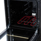 Forno FFSEL605220BLK Forno Pallerano 20 Inch Freestanding Electric Range In Black With Antique Brass, Compact Design