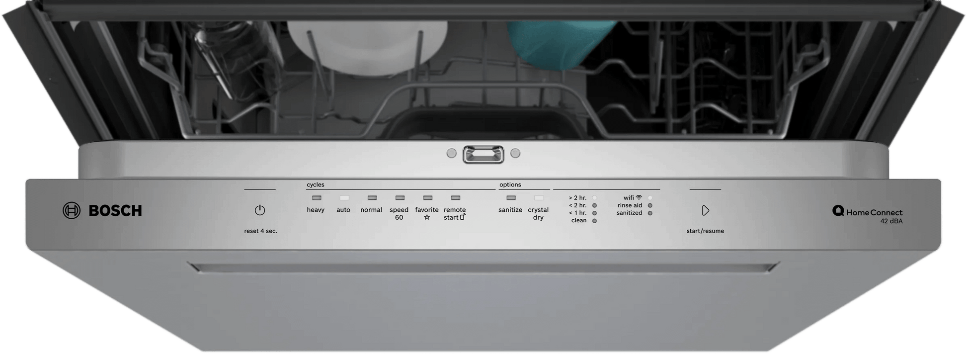 Bosch SHP78DM5N 800 Series Dishwasher 24" Stainless Steel Anti-Fingerprint