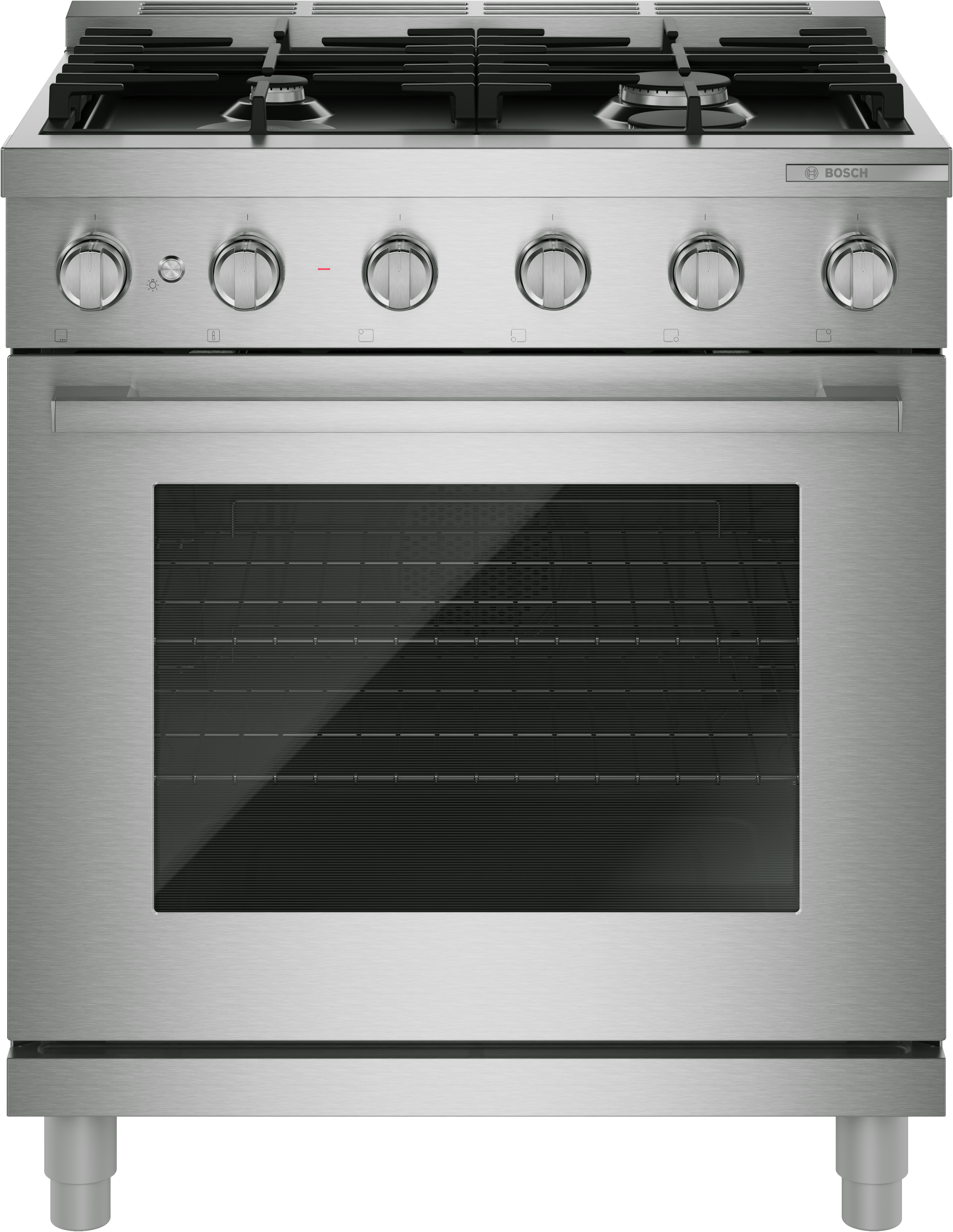 Bosch HDS5057U 500 Series, Dual Fuel Freestanding Range, 30'', Stainless Steel