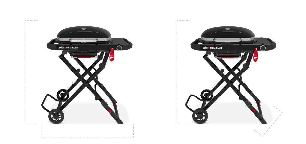 Weber 1501741 Weber Traveler® Compact Portable Gas Grill - Black