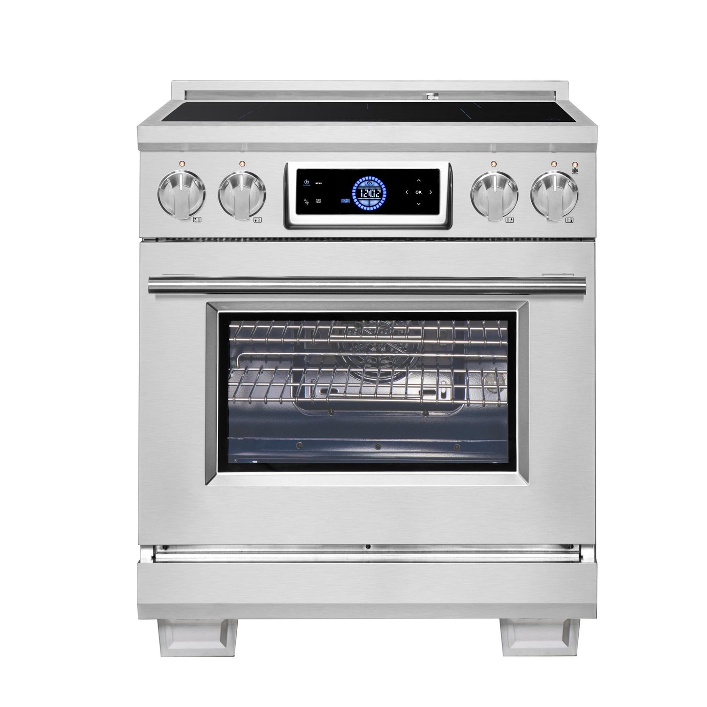 Forno FFSIN096830 Forno Maximus 30 Inch Induction Range With Air Fryer