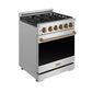 Thor Kitchen RSG30PLPBRZ 30 Inch Professional Liquid Propane With Precision Knob Control In Stainless Steel/Bronze