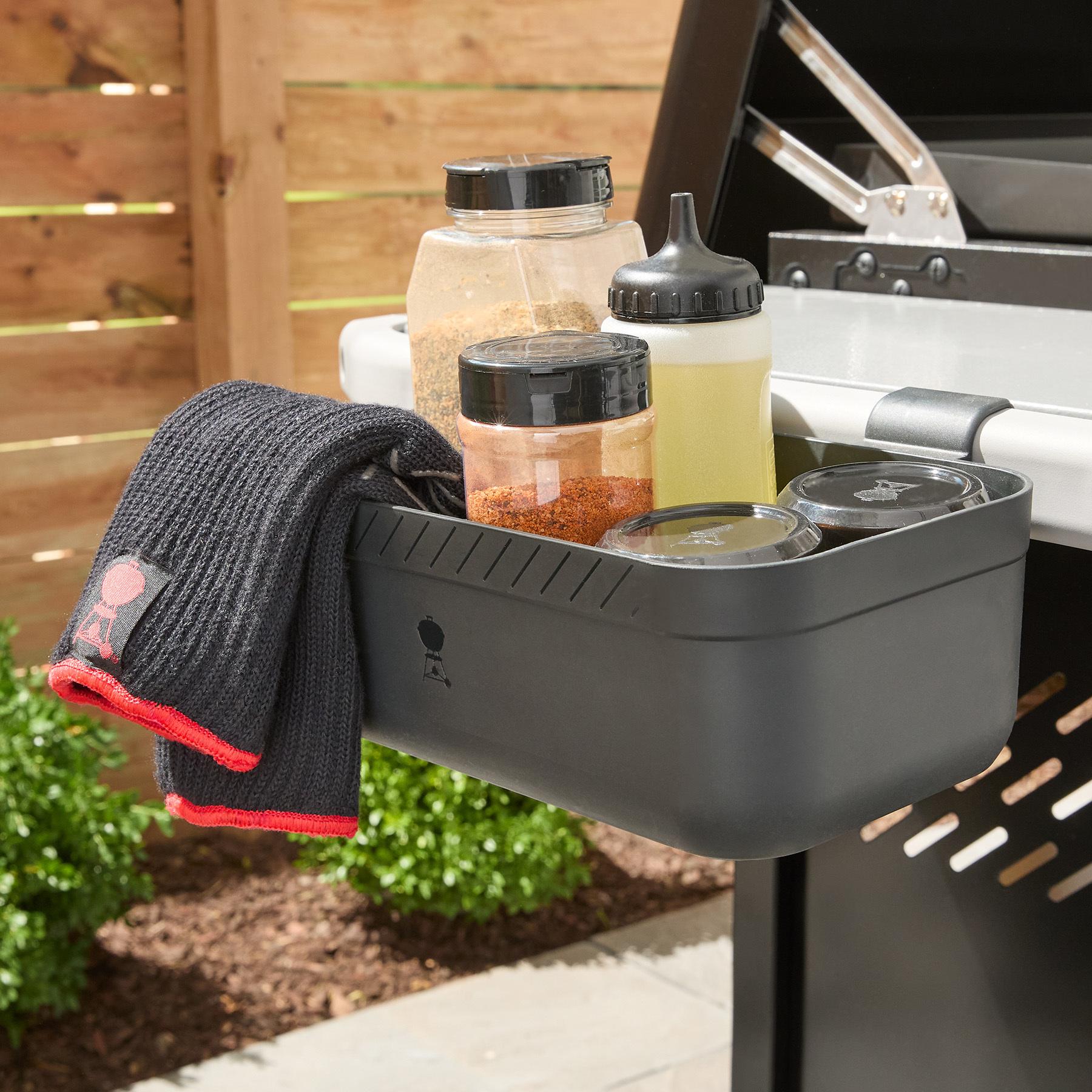 Weber 1502284 Slate® 36" Rust-Resistant Griddle With Closed Cabinet - Black