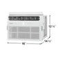 Frigidaire FHWC064TE1 6,000 Btu Window Room Air Conditioner