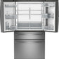 Ge Appliances PGD29BYTFS Ge Profile™ Series Energy Star® 29 Cu. Ft. Smart Fingerprint Resistant 4-Door French-Door Refrigerator With Door In Door