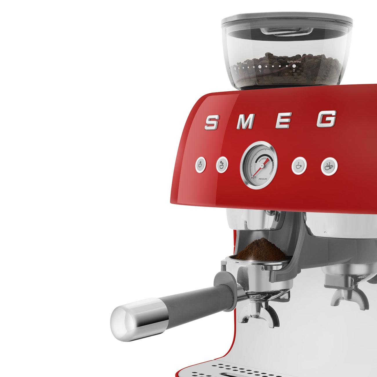 Smeg EGF03RDUS Espresso Coffee Machine Red Egf03Rdus