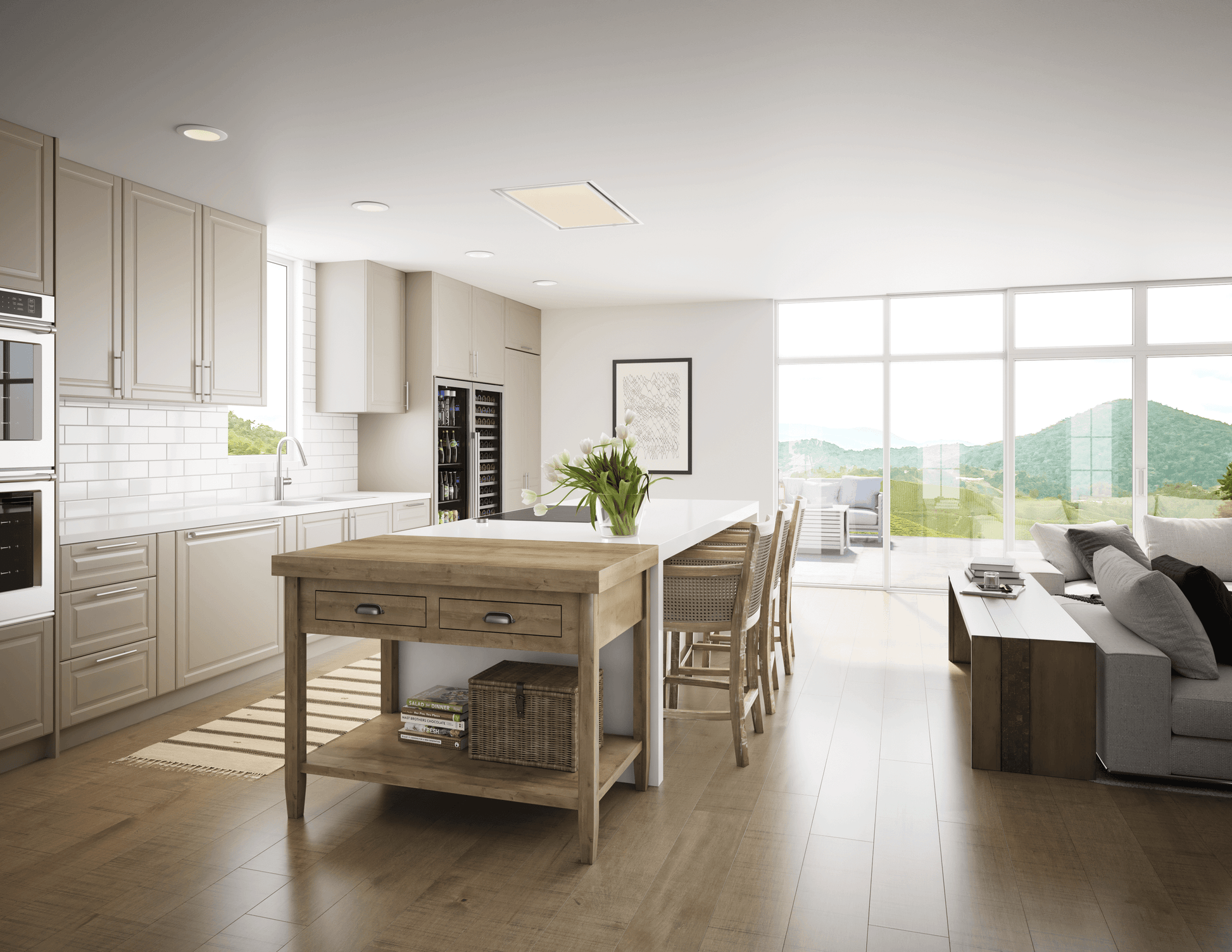 Zephyr DLGE36AWX Lux Glo, 36In, White, Blower Sold Separately