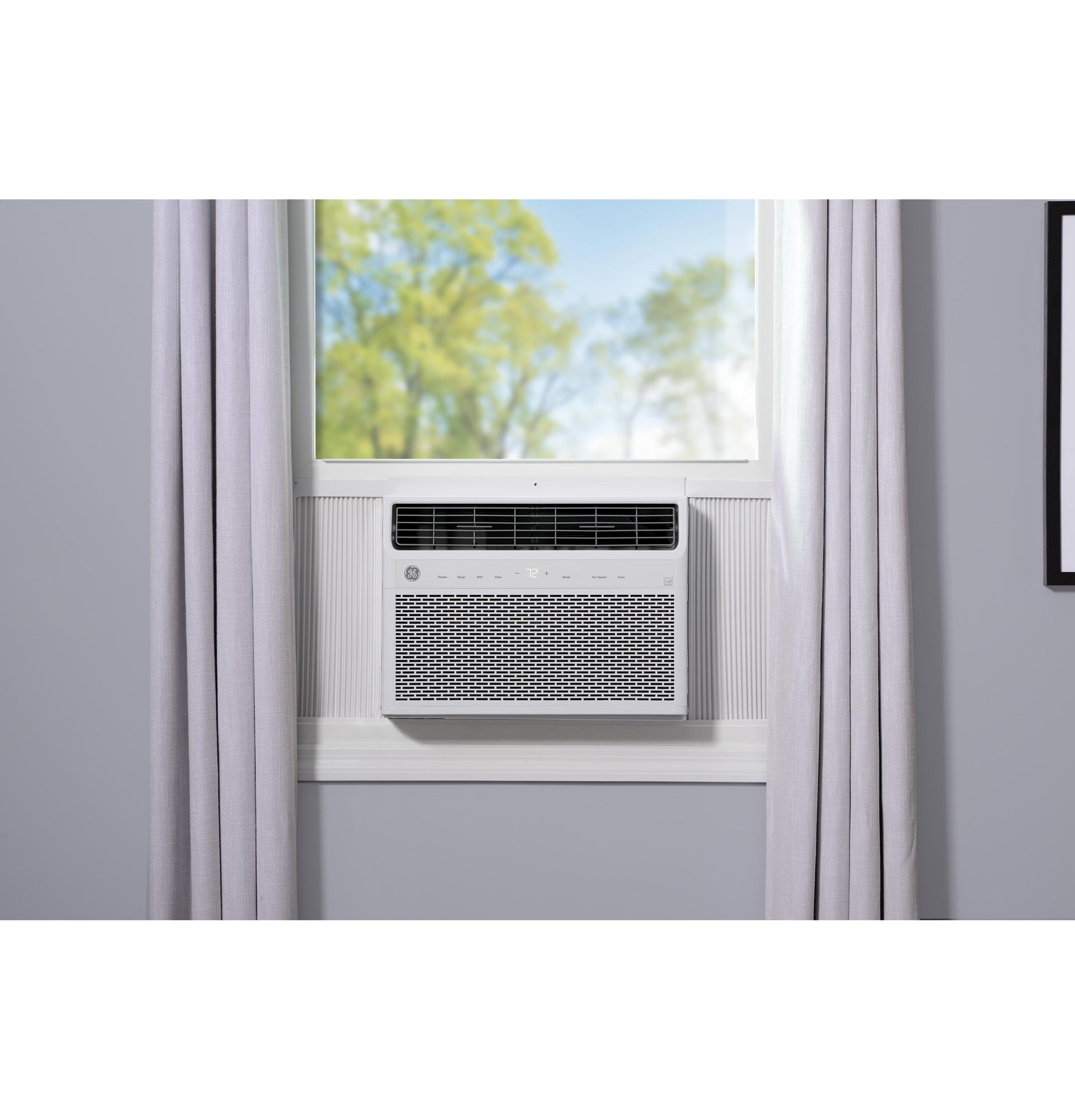 Ge Appliances AKLK14AA Ge® Energy Star® 14,000 Btu Smart Electronic Window Air Conditioner For Large Rooms Up To 700 Sq. Ft.