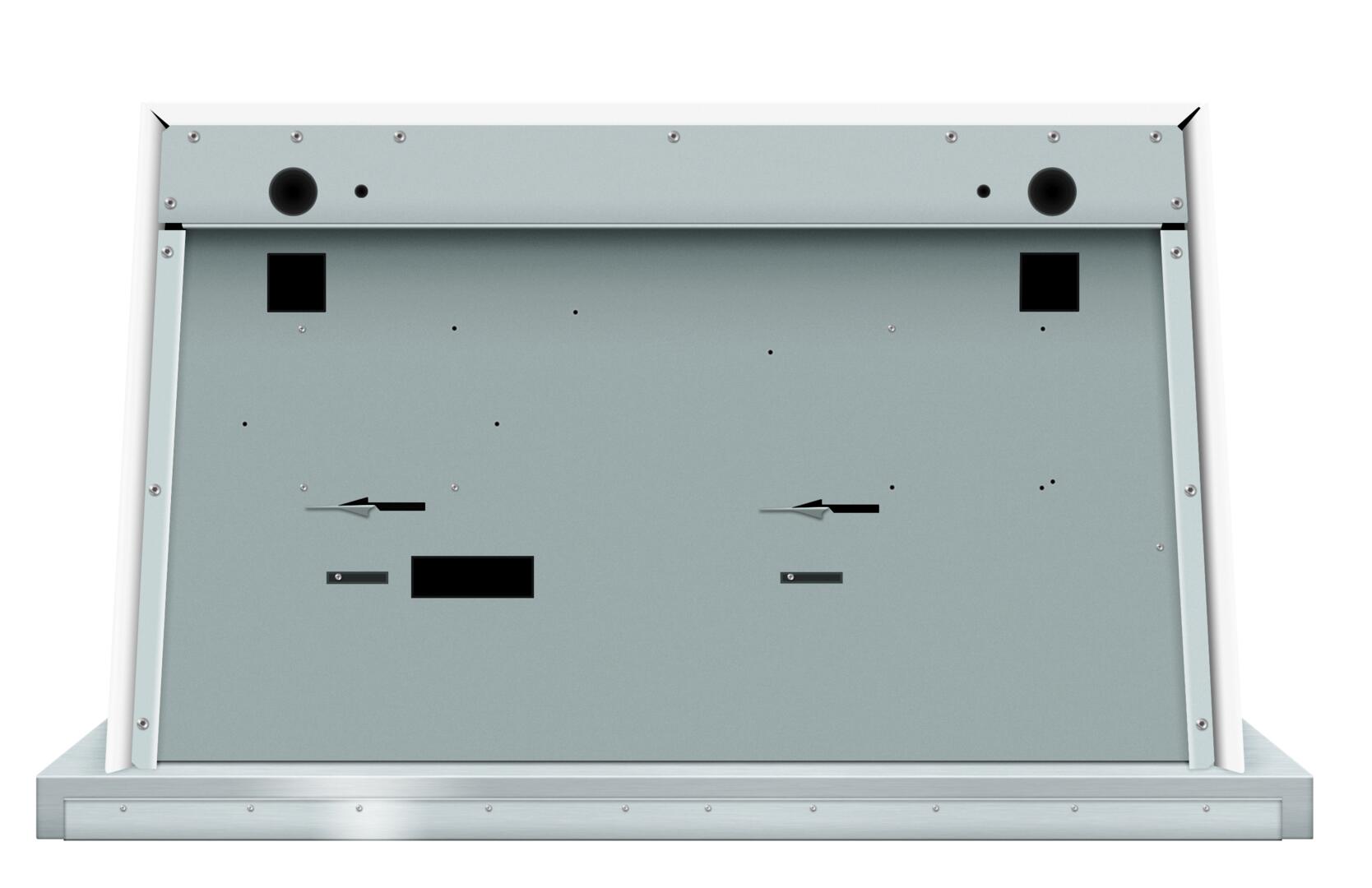 Ilve UAM76WH Majestic 30 Inch White Wall Mount Range Hood