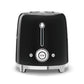 Smeg TSF01BLUS Toaster Black Tsf01Blus