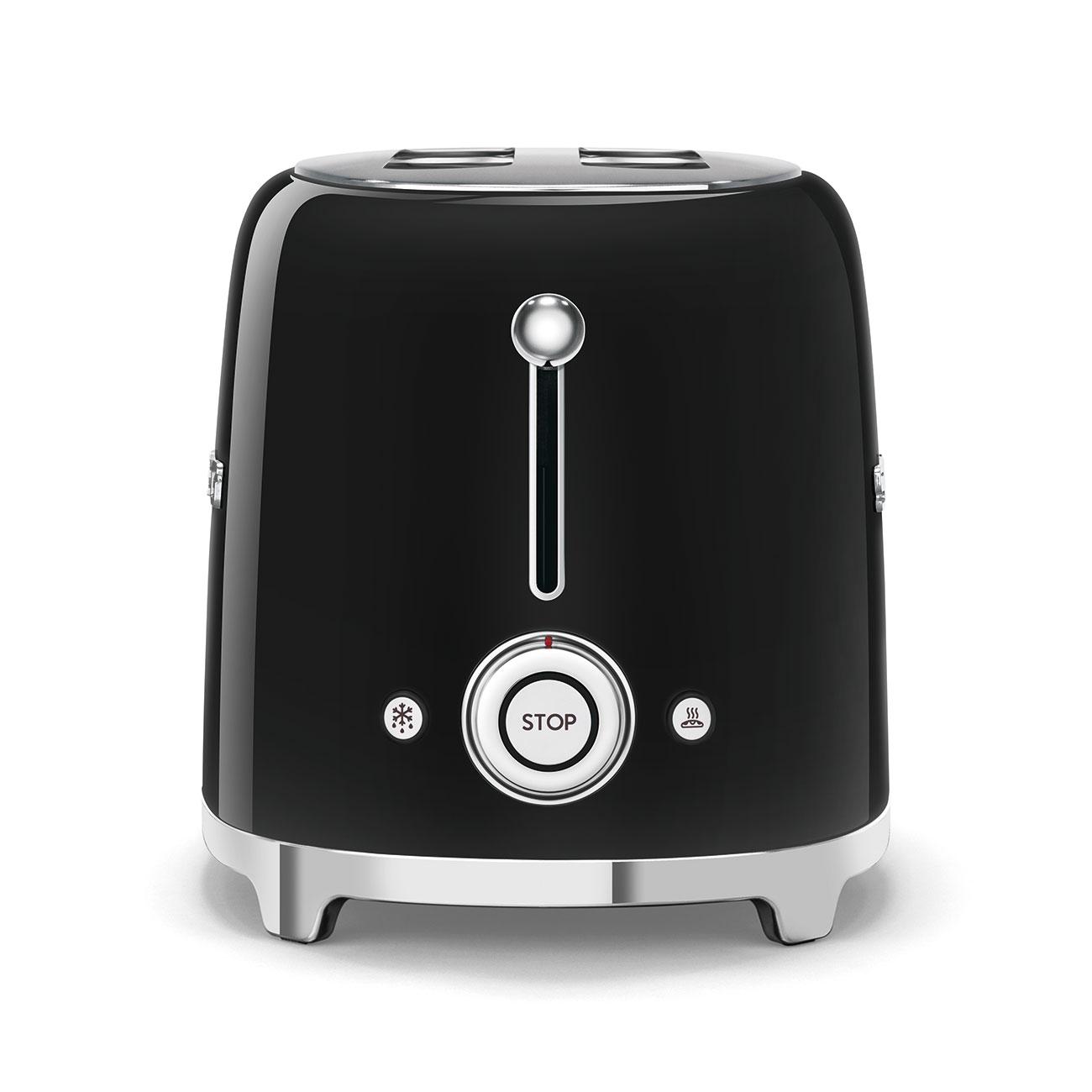 Smeg TSF01BLUS Toaster Black Tsf01Blus