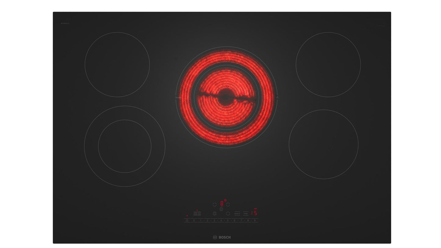 Bosch NET8062UC 800 Series 30" Built-In Electric Induction Cooktop