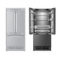 Ilve URFD36SIWPRY Ilve Urfd36Siwpry 36 Inch Built-In French Door Refrigerator With 19.5 Cu. Ft. Capacity, Internal Water Dispenser, Ice Maker, Energy Star, Sabbath Mode