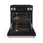 Thor Kitchen RSI30BSS 30 Inch Professional Induction Range With Tilt Panel Touch Control In Black And Stainless Steel Gordon Ramsay Series