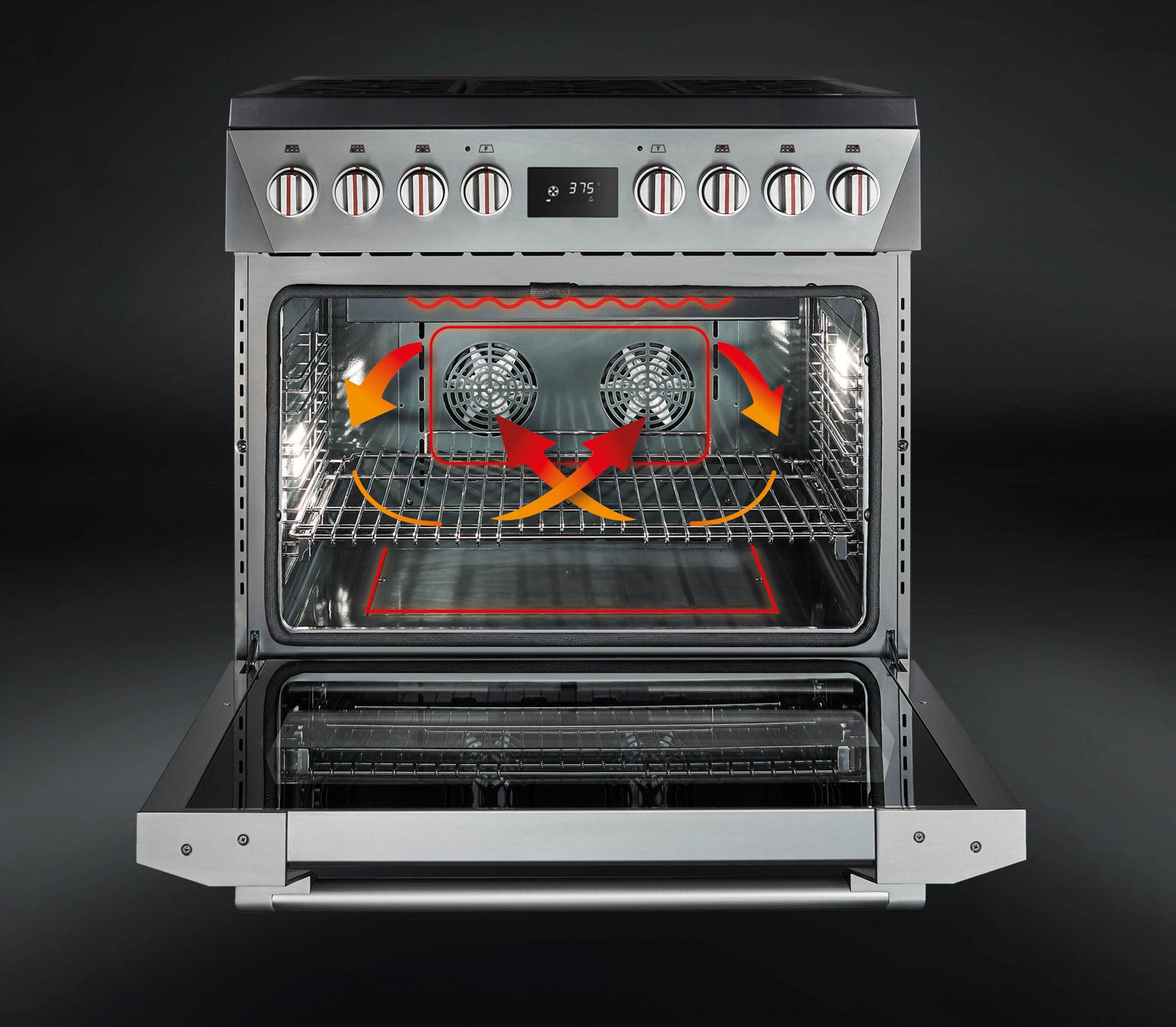 Forzacucina FR366DF 36" Professional Dual Fuel Range