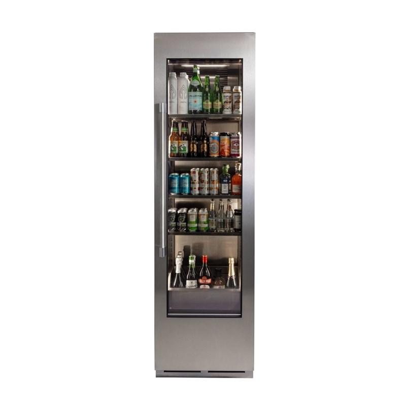 Perlick CR24B24RL 24" Column Beverage, Single Zone, Glass Overlay Ready, Hinged Right
