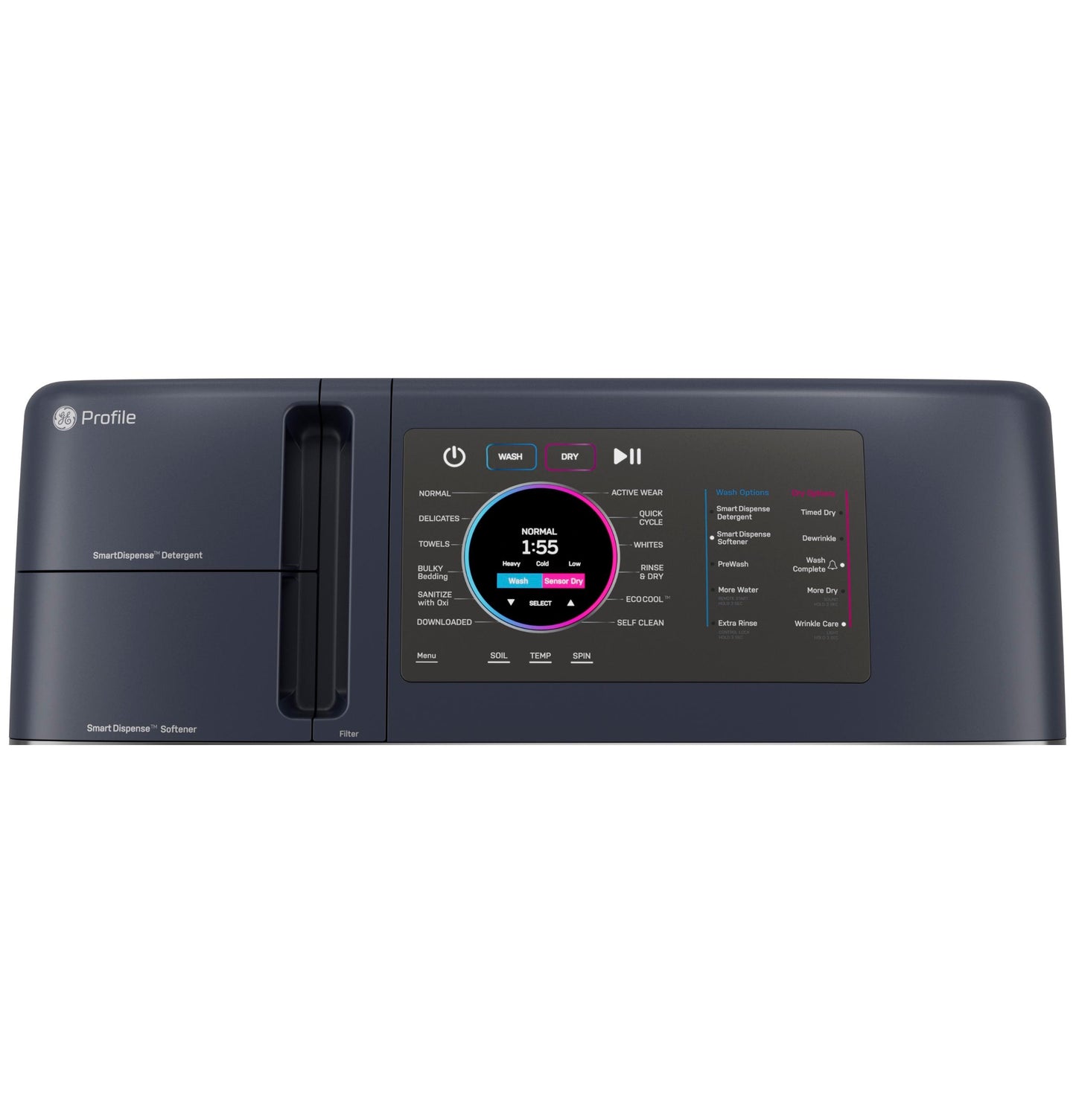 Ge Appliances PFQ97HSPVRS Ge Profile™ Energy Star® 4.8 Cu. Ft. Capacity Ultrafast Combo With Ventless Inverter Heat Pump Technology Washer/Dryer