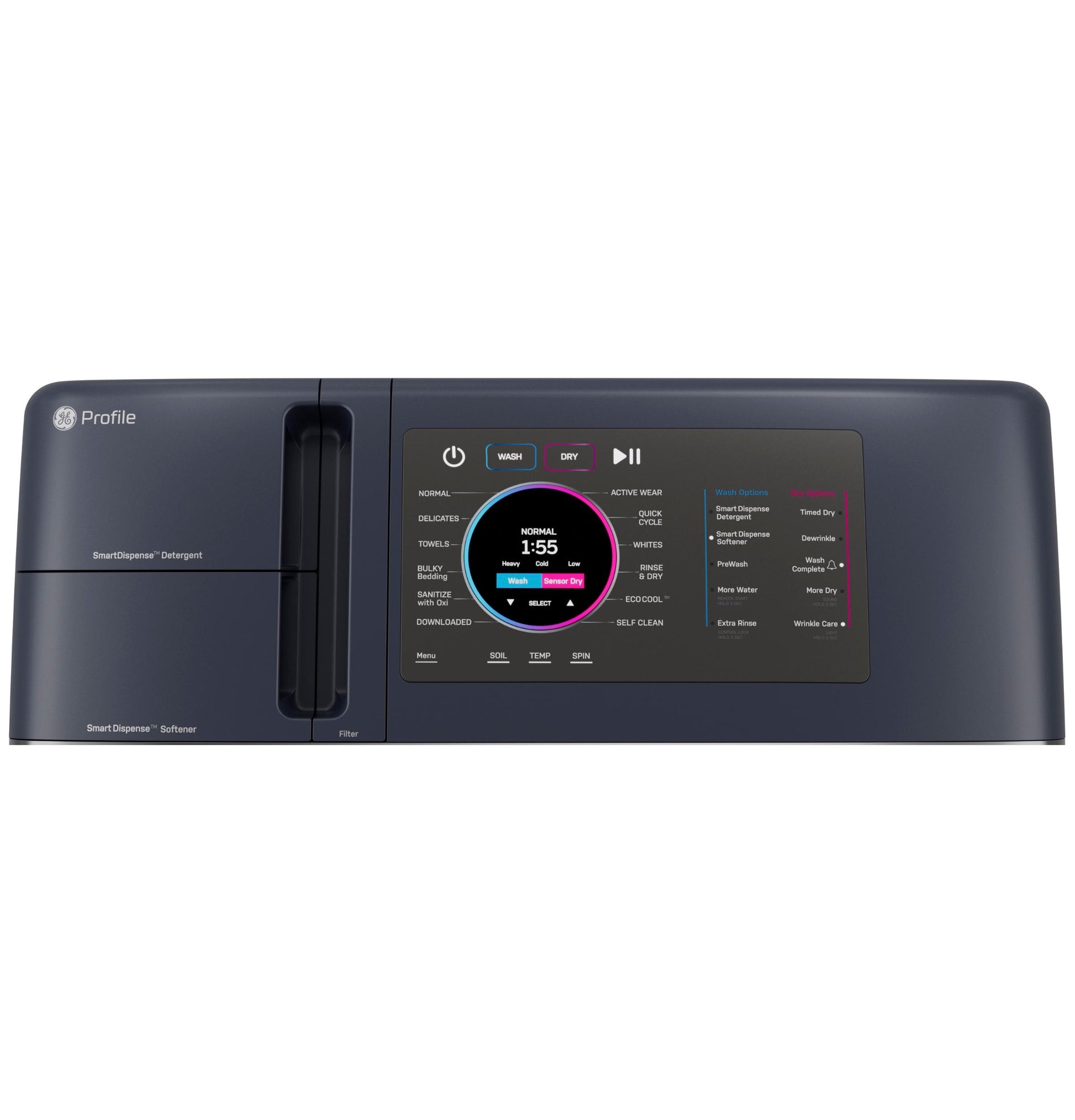 Ge Appliances PFQ97HSPVRS Ge Profile™ Energy Star® 4.8 Cu. Ft. Capacity Ultrafast Combo With Ventless Inverter Heat Pump Technology Washer/Dryer