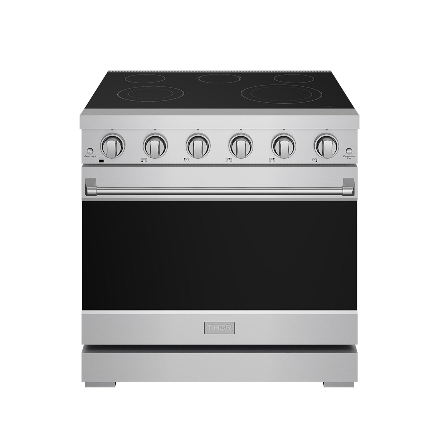 Thor Kitchen RSE36P 36 Inch Professional Electric Range In Stainless Steel Gordon Ramsay Series