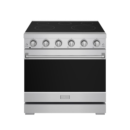 Thor Kitchen RSE36P 36 Inch Professional Electric Range In Stainless Steel Gordon Ramsay Series