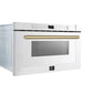 Forno FMWDR300024WHT Forno Capoliveri Espresso 24-Inch Microwave Drawer, White, 1.2 Cu.Ft, 1500 Watts, Built-In, Touch Control Lcd Display, Auto-Touch Open/Close, 11 Power Levels, Sensor Cooking