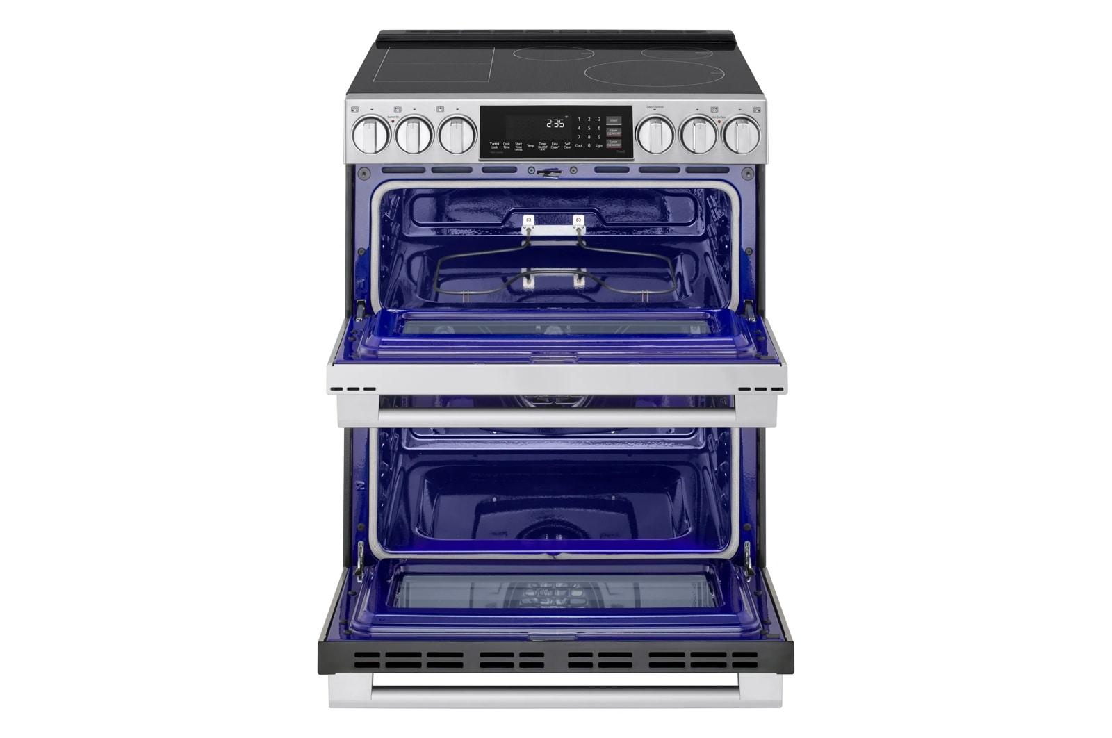 Lg LTIS7338XE Lg Studio 7.3 Cu. Ft. Double Oven Induction Slide-In Range With Probake® Convection And Air Fry