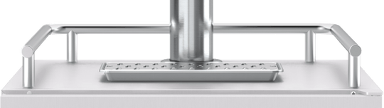 Zephyr PRKRAIL0124SS Presrv Kegerator Drink Guardrail, 24In, Ss