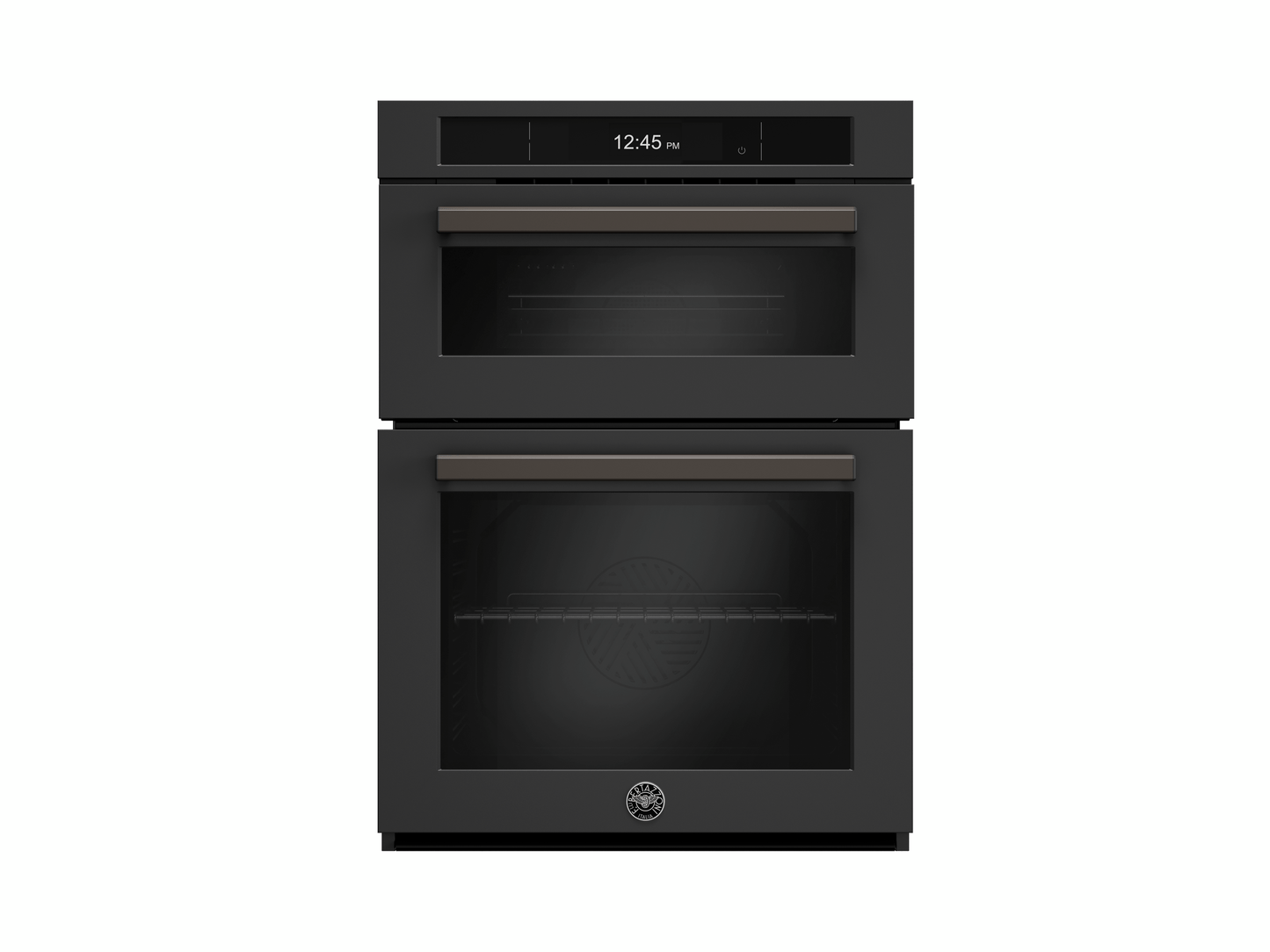 Bertazzoni FPRO30COVTC 30'' Combo Convection/Speed Oven With Steam Assist - Self Clean - Carbonio Finish