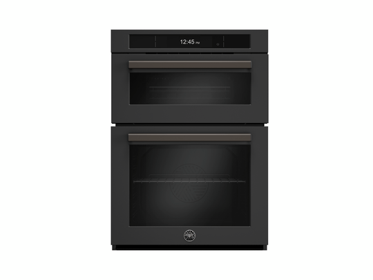 Bertazzoni FPRO30COVTC 30'' Combo Convection/Speed Oven With Steam Assist - Self Clean - Carbonio Finish