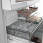 Bosch B36CL84ENW 800 Series, French Door Bottom Mount Refrigerator, Glass Door, 36'', White, Total No Frost