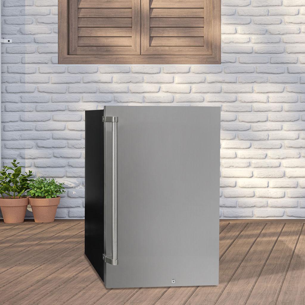 Danby DAR044A1SSO Danby 4.4 Cu. Ft. Outdoor Fridge In Stainless Steel