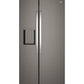 Ge Appliances GSS28NMYES Ge® 27.9 Cu. Ft. Side-By-Side Refrigerator With Extra Tall Dispenser And In-Door Icemaker