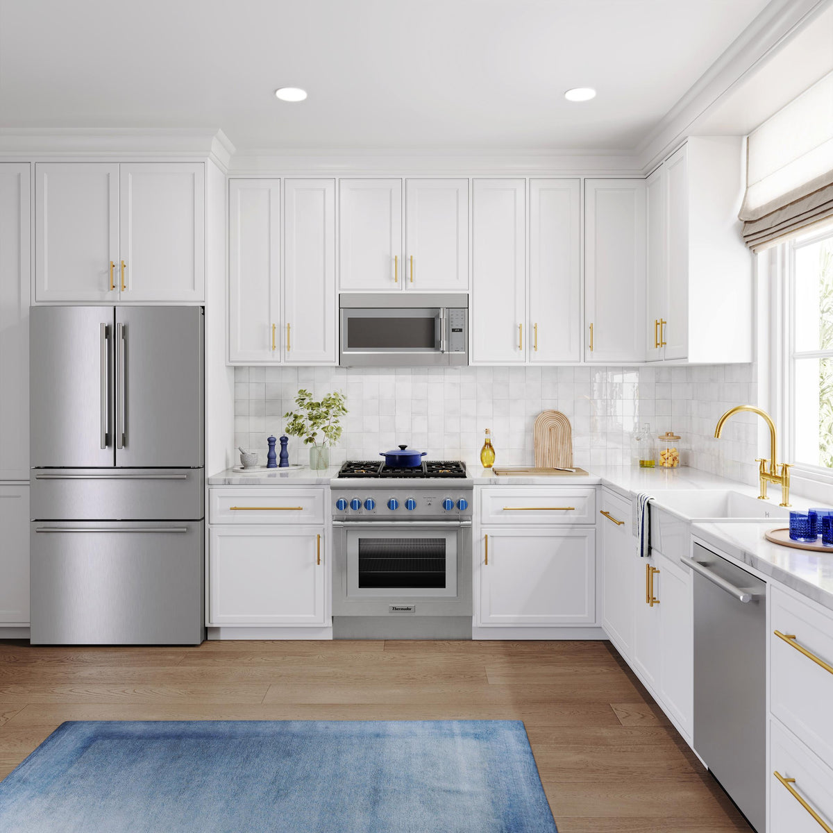 Thermador T36FL814NS Masterpiece®, French Door Bottom Freezer, Multi Door, 36'' Masterpiece®, Stainless Steel