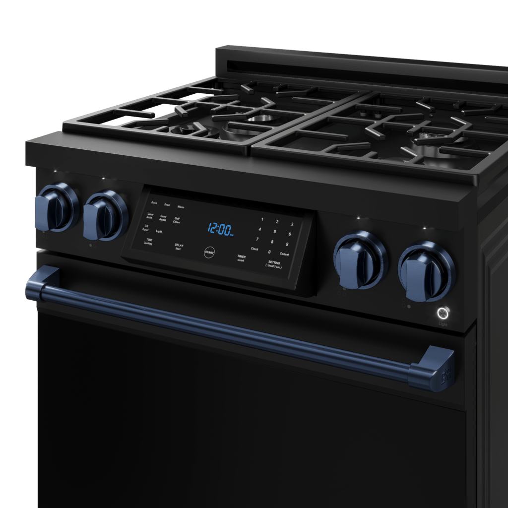 Thor Kitchen RSG30BLPBLU 30 Inch Professional Lp Range With Tilt Panel Touch Control In Matte Black/Blue Gordon Ramsay Series - Rsg30Blp-Blu