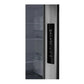 Verona VEFFD3018RISL Verona Veffd3018Risl 30 Inch Freestanding French Door Refrigerator With 18.2 Cu. Ft. Capacity, Automatic Ice Maker, Recessed Handle