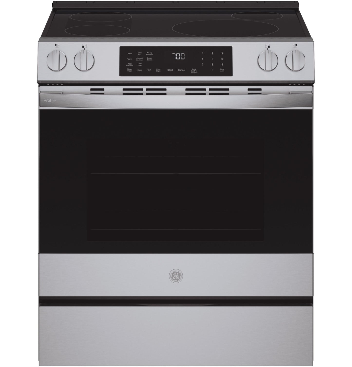 Ge Appliances PHS700AYFS Ge Profile&#8482; Energy Star® 30" Smart Slide-In Induction And Convection Range With No Preheat Air Fry And Easywash&#8482; Oven Tray