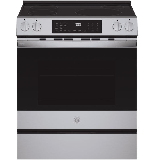 Ge Appliances PHS700AYFS Ge Profile&#8482; Energy Star® 30" Smart Slide-In Induction And Convection Range With No Preheat Air Fry And Easywash&#8482; Oven Tray