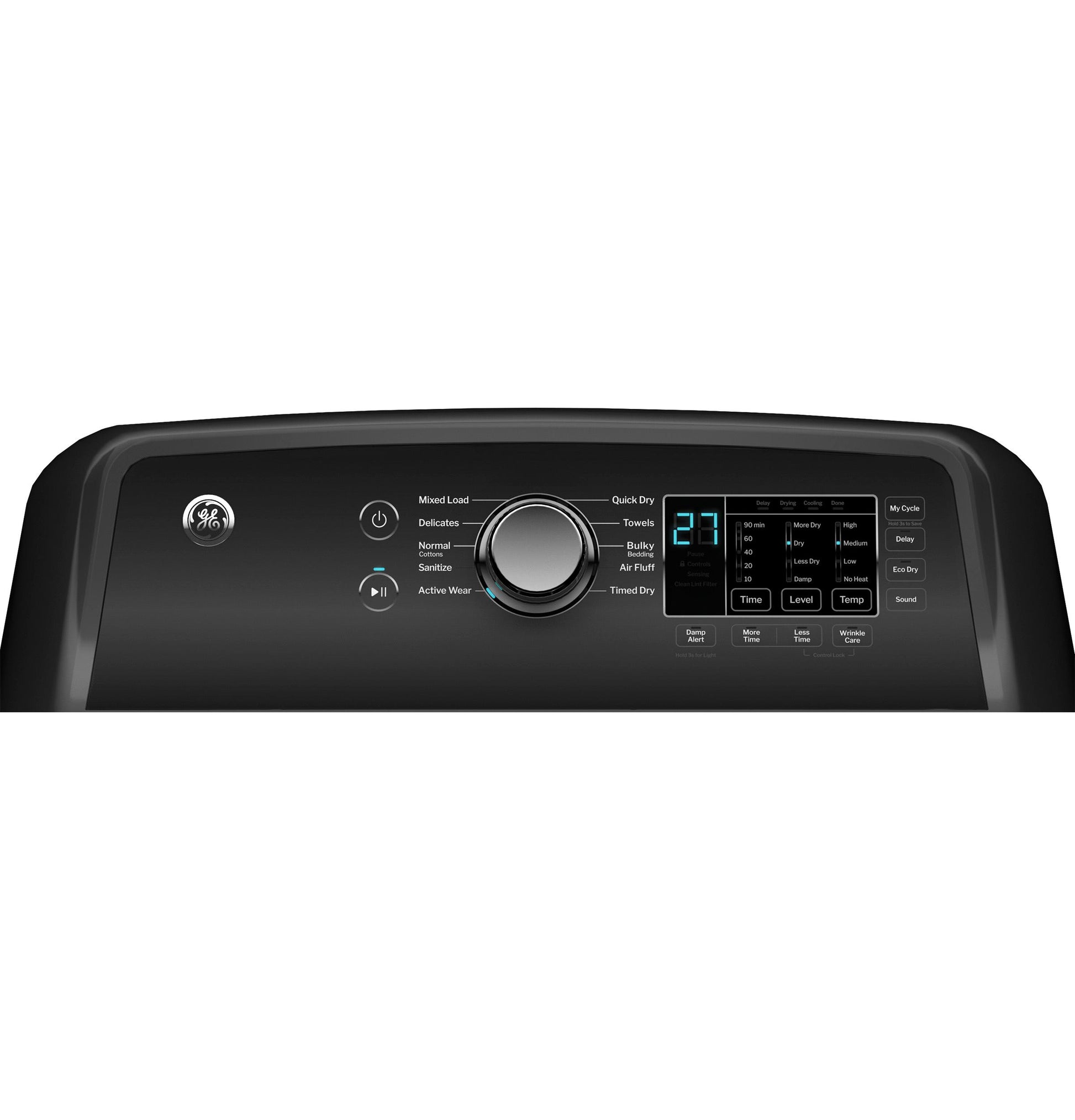 Ge Appliances GTD58GBPVDG Ge® 7.4 Cu. Ft. Capacity Gas Dryer With Up To 120 Ft. Venting And Sensor Dry