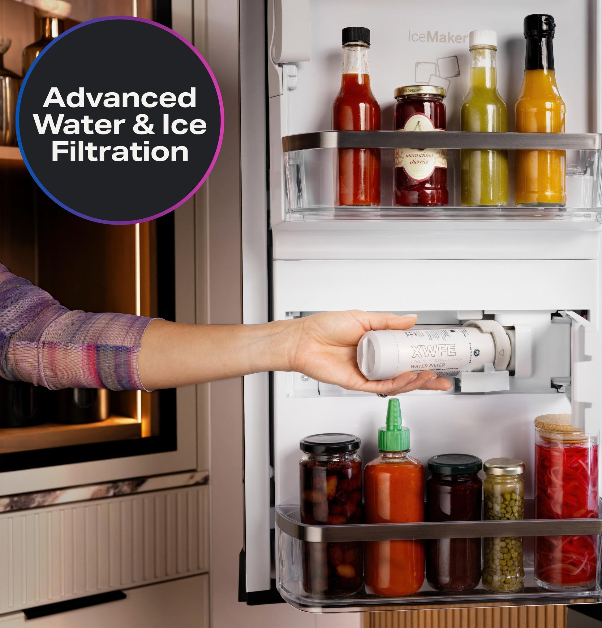 Ge Appliances PVD28HYYFS Ge Profile™ Energy Star® 27.9 Cu. Ft. Smart 4-Door French-Door Refrigerator With Kitchen Assistant™