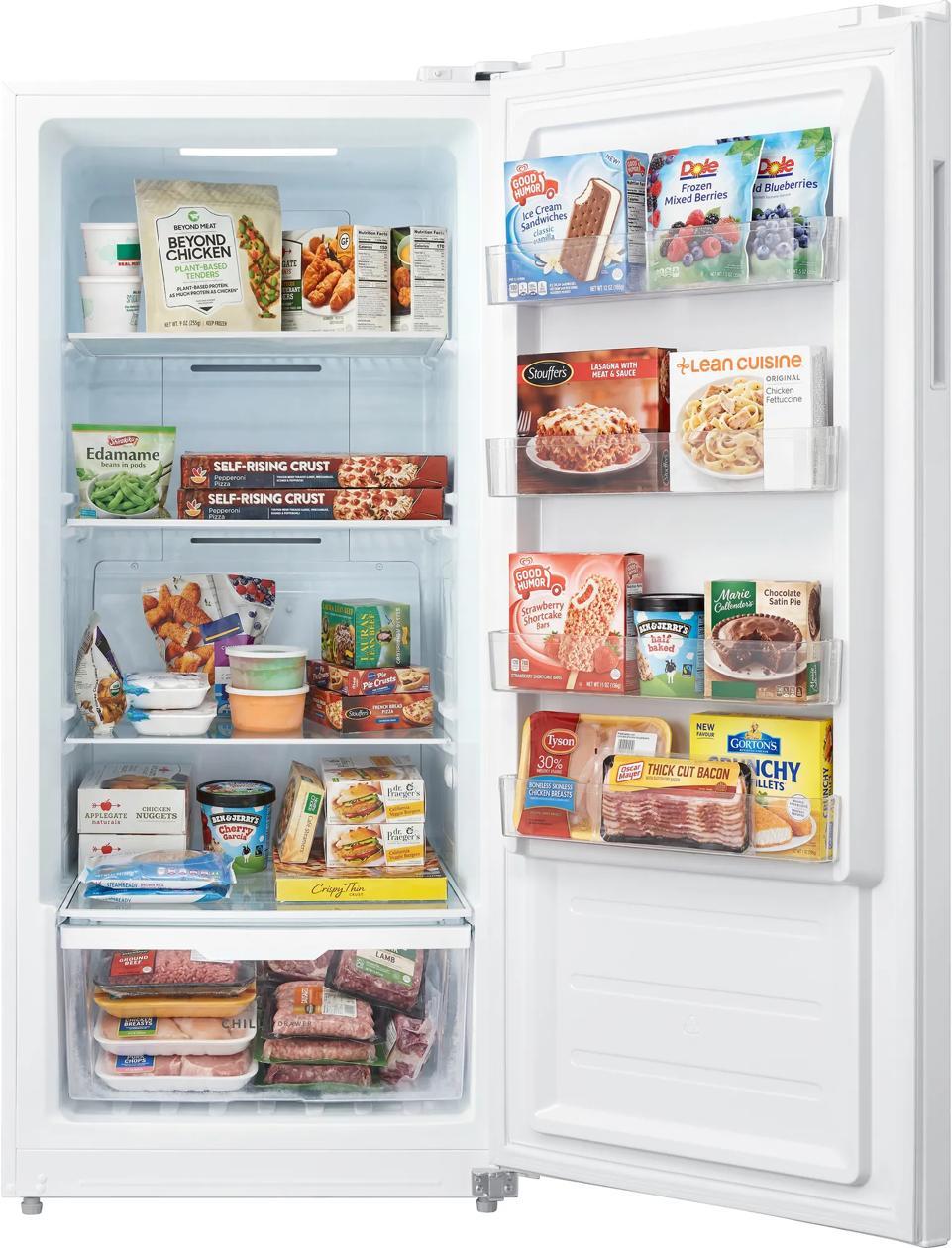 Frigidaire FFUE1536AW 15 Cu. Ft. Garage Ready Upright Convertible Freezer / Refrigerator