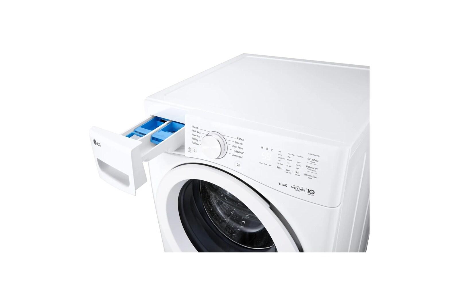 Lg WM3420CW 4.5 Cu. Ft. Ultra Large Capacity Smart Front Load Washer