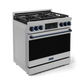 Thor Kitchen RSG36BLU 36 Inch Professional Gas Range With Tilt Panel Touch Control In Stainless Steel/Blue Gordon Ramsay Series - Rsg36-Blu