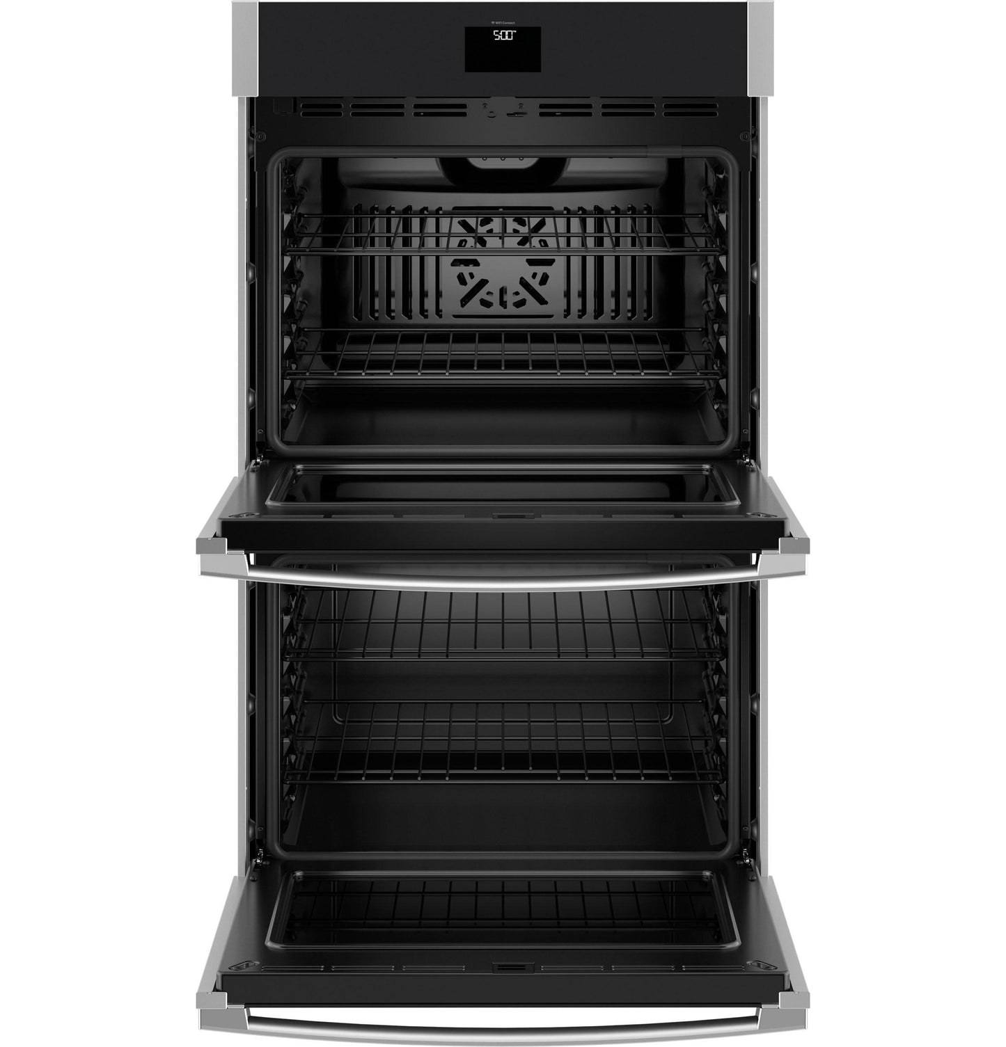 Ge Appliances JTD5000SVSS Ge® 30" Smart Built-In Self-Clean Convection Double Wall Oven With No Preheat Air Fry