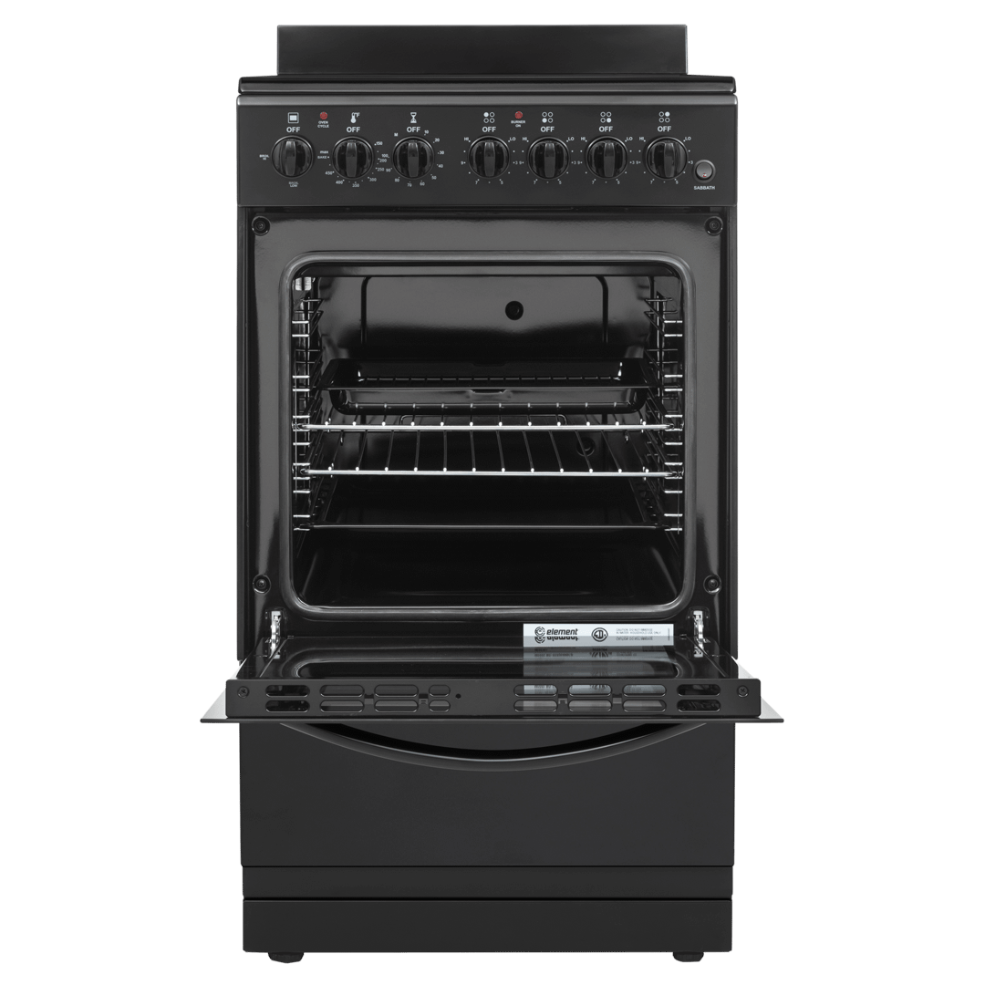 Element Appliance EER204MSCB Element 1.9 Cu. Ft. 20 Electric Range - Black (Eer204Mscb)